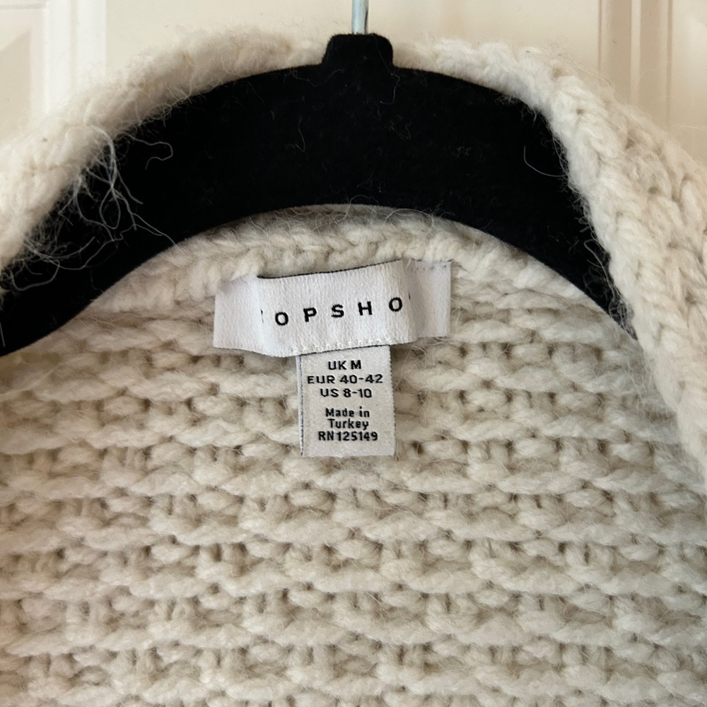 Like New! TopShop Wrap Cardigan M - Picture 3 of 4